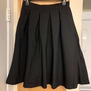 ModCloth pleated A-line skirt